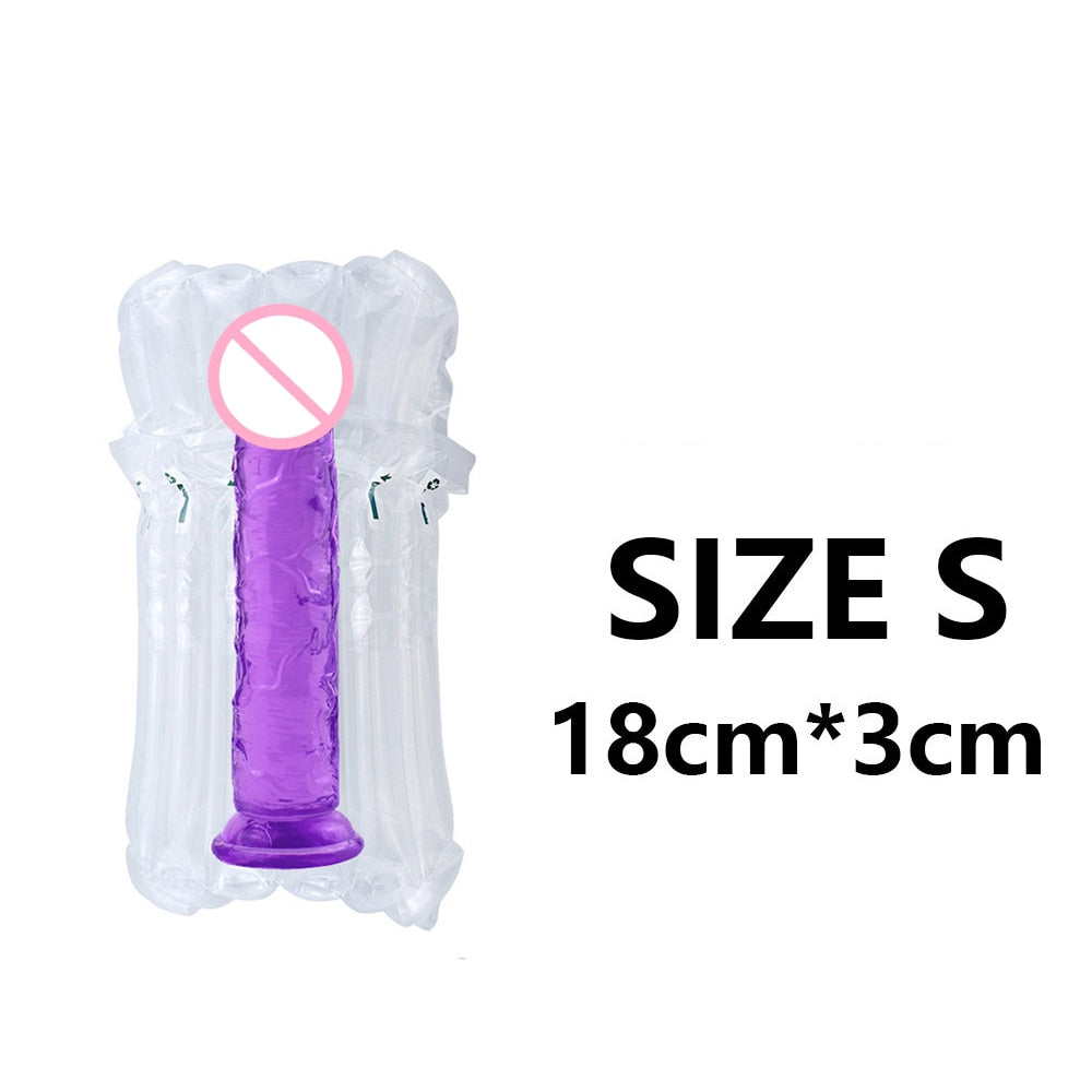 Realistic Dildo With Suction Cup Huge Jelly Dildos Sex Toys for Woman Men Fake Dick Big Penis Anal Butt Plug Erotic Sex Shop