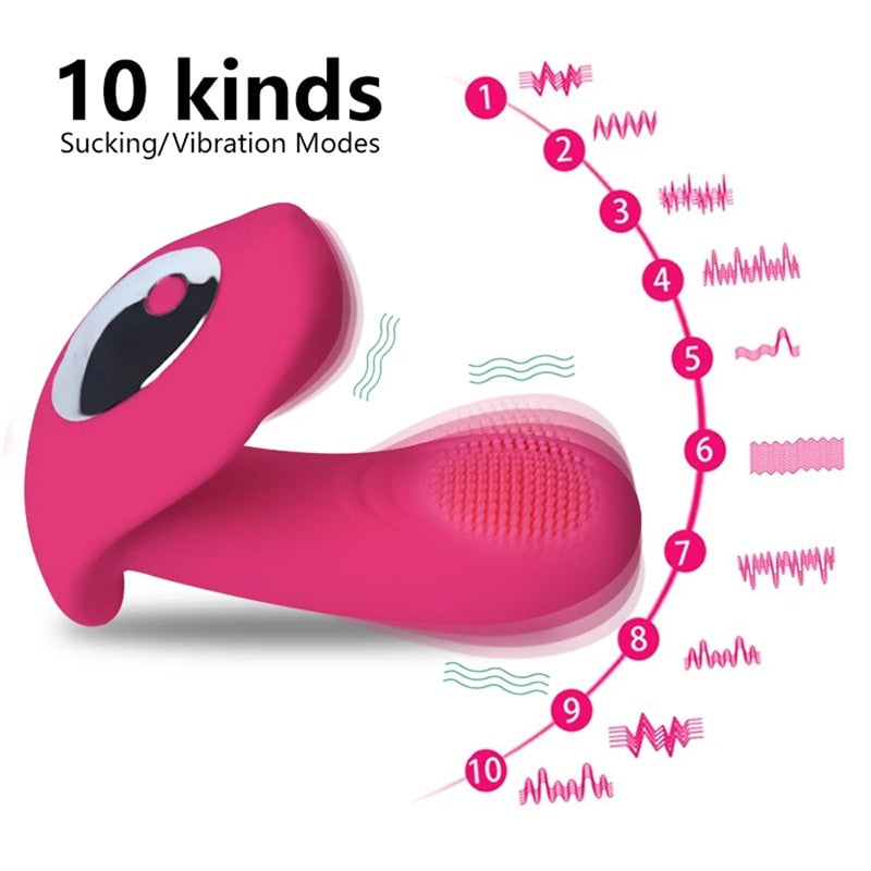 Remote Control Wearable Vibrator Dildo Vibrators For Women G-spot Clitoris Invisible Butterfly Panties Vibrating Egg Sex Toys