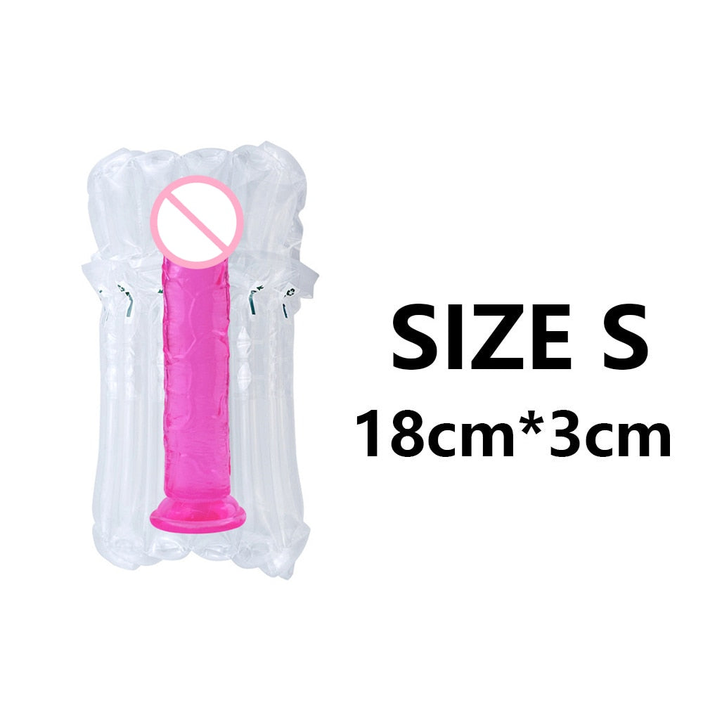 Realistic Dildo With Suction Cup Huge Jelly Dildos Sex Toys for Woman Men Fake Dick Big Penis Anal Butt Plug Erotic Sex Shop