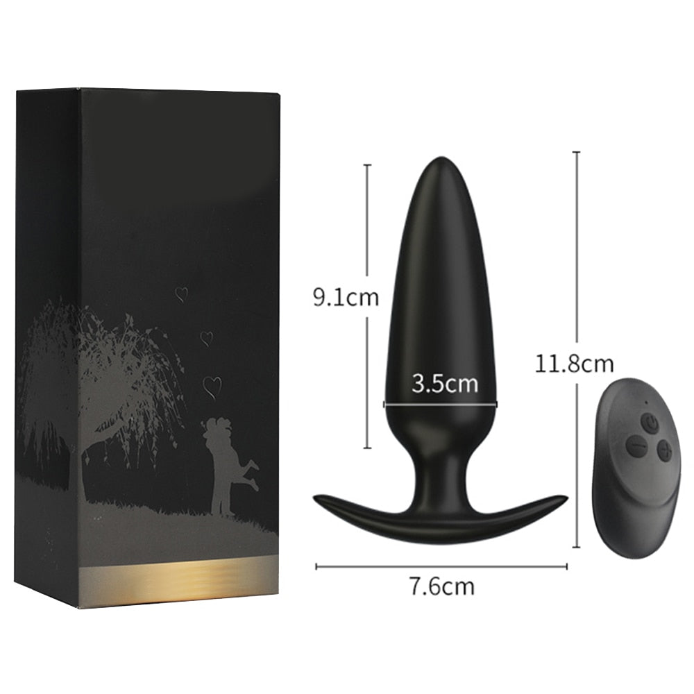 Vibrating Butt Plugs Dildo Vibrator Prostate Massage Wireless Remote Control Anal Plug G-spot Stimulator Sex Toys For Man/Woman