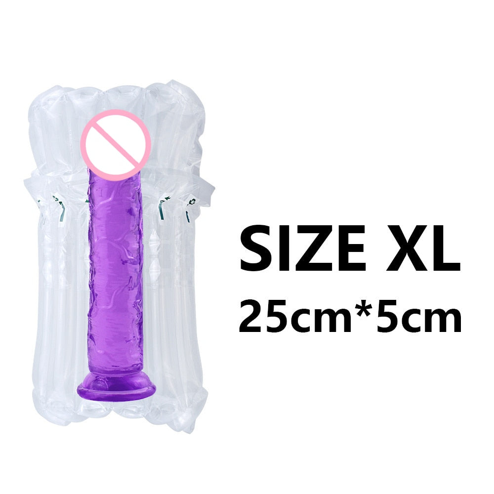 Realistic Dildo With Suction Cup Huge Jelly Dildos Sex Toys for Woman Men Fake Dick Big Penis Anal Butt Plug Erotic Sex Shop