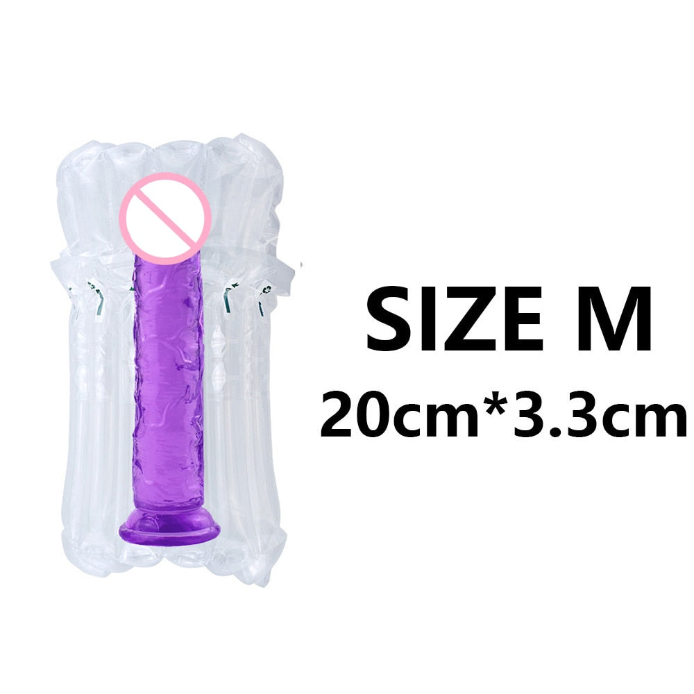 Realistic Dildo With Suction Cup Huge Jelly Dildos Sex Toys for Woman Men Fake Dick Big Penis Anal Butt Plug Erotic Sex Shop