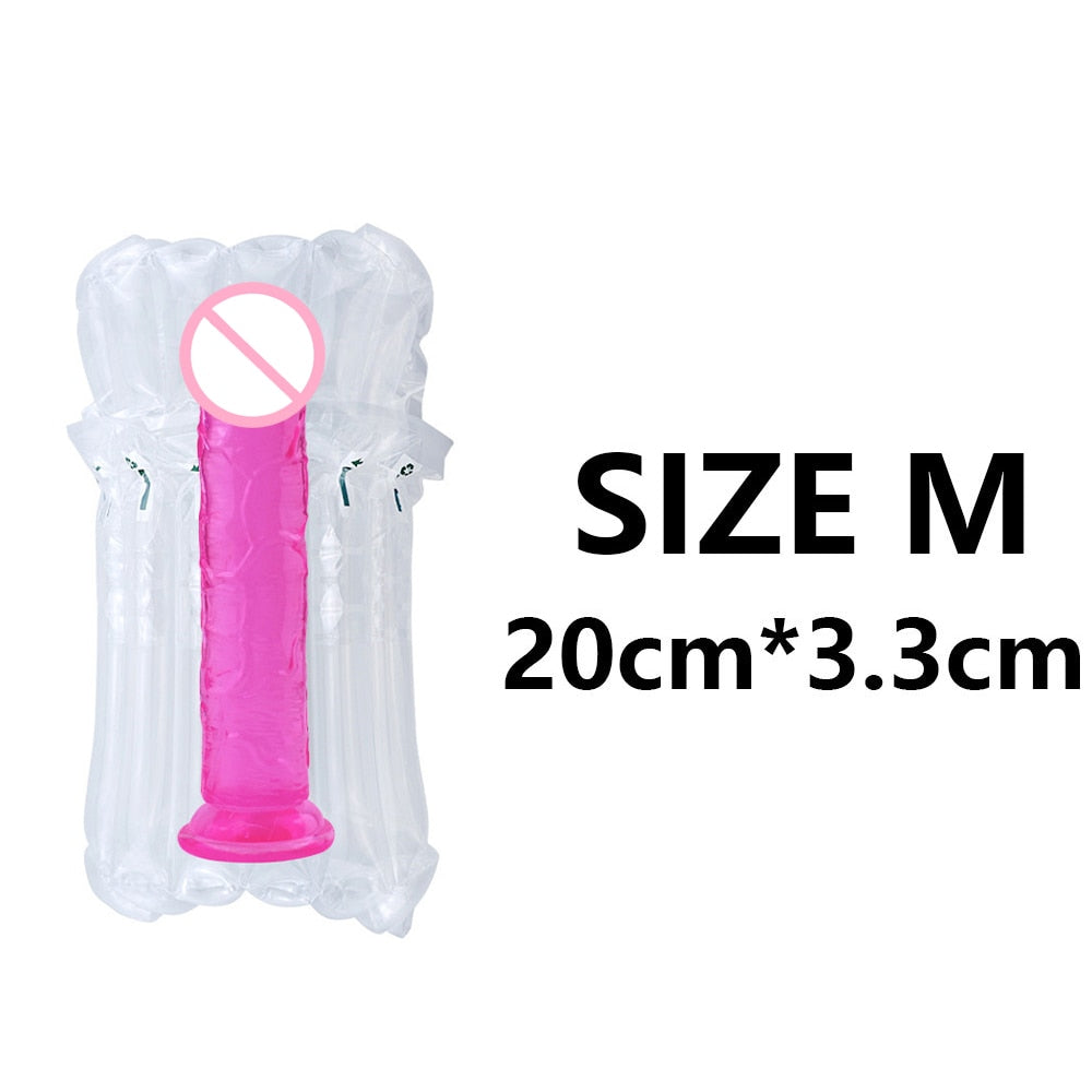 Realistic Dildo With Suction Cup Huge Jelly Dildos Sex Toys for Woman Men Fake Dick Big Penis Anal Butt Plug Erotic Sex Shop