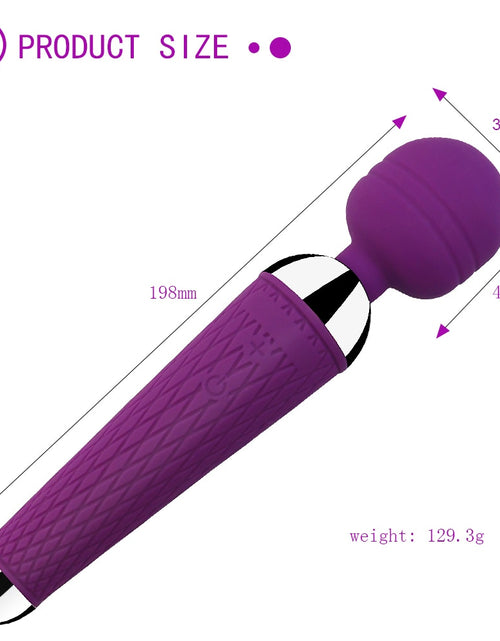 Load image into Gallery viewer, Powerful Clitoris Dildo Vibrator Erotic Sex Toys for Women 10 Patterns Vibration Magic Wand G-spot Massager Female Masturbator
