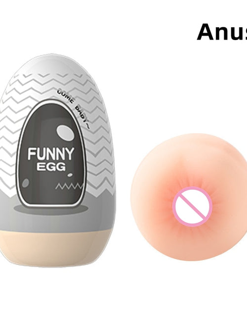 Load image into Gallery viewer, Mini Cups Masturbator Egg Portable Stimulator Penis Massager Soft Rubber Adult Sex Toys for Men Realistic Vagina Pocket Pussy
