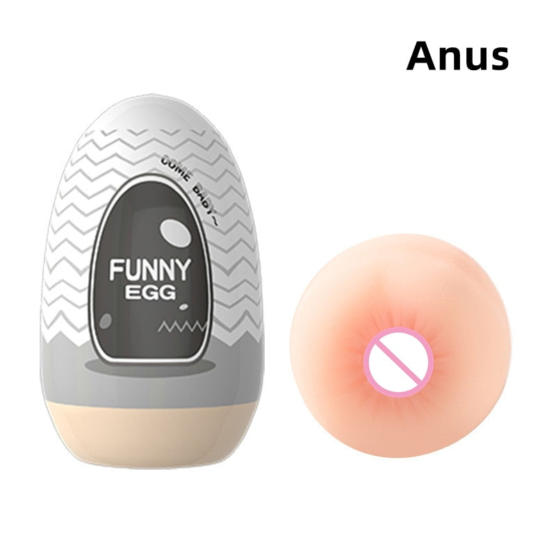 Mini Cups Masturbator Egg Portable Stimulator Penis Massager Soft Rubber Adult Sex Toys for Men Realistic Vagina Pocket Pussy