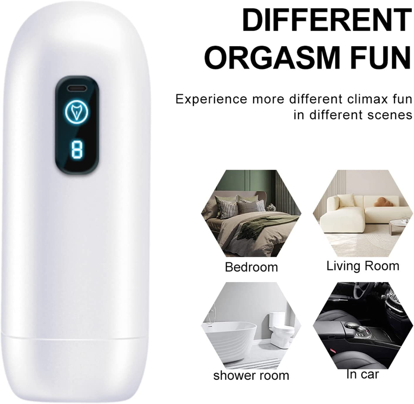 Automatic Male Masturbator Cup Strong Vibration Digital Blowjob Machine Real Pussy Masturbation Sex Toys for Men