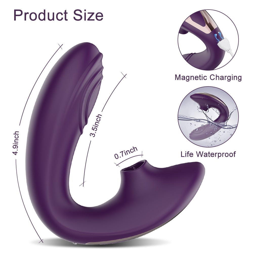 Powerful Bluetooth APP Vibrator Female with Tongue Licking Clitoris Stimulator G Spot Massager Adult Goods Sex Toys for Women