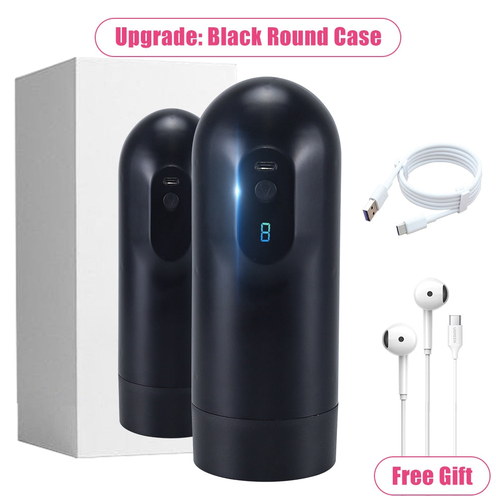 Automatic Male Masturbator Cup Strong Vibration Digital Blowjob Machine Real Pussy Masturbation Sex Toys for Men