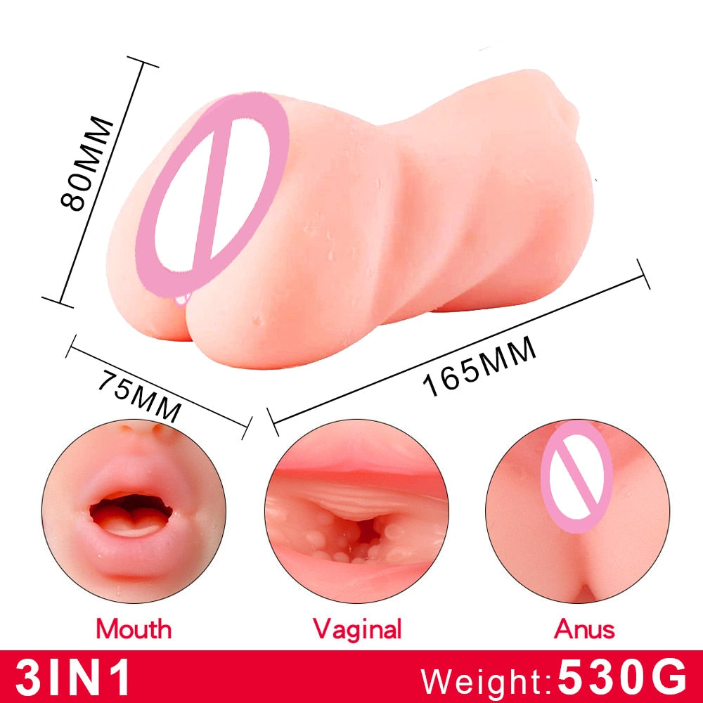 Sex Toys for Men Artificial Vagina Pussy Vagina Sextoys Silicone Male Masturbators for adults 18 sucking machine sexulaes toys