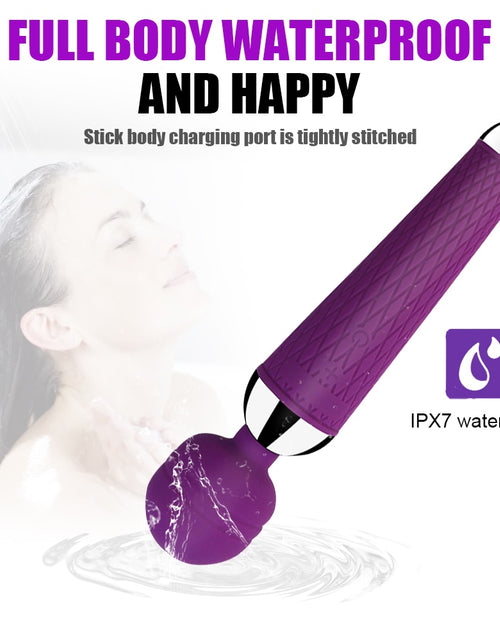 Load image into Gallery viewer, Powerful Clitoris Dildo Vibrator Erotic Sex Toys for Women 10 Patterns Vibration Magic Wand G-spot Massager Female Masturbator
