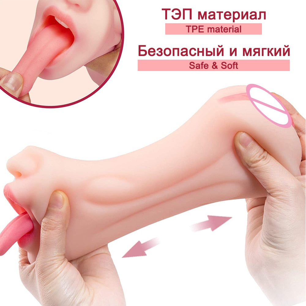 Sex Toys for Men Artificial Vagina Pussy Vagina Sextoys Silicone Male Masturbators for adults 18 sucking machine sexulaes toys