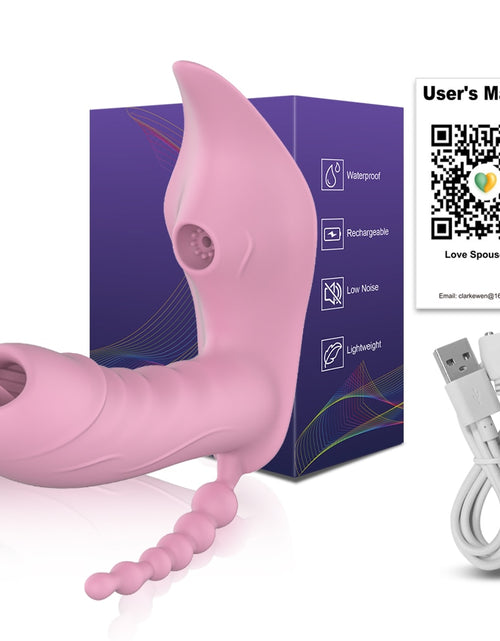 Load image into Gallery viewer, 3 in 1 Bluetooth APP Dildo Vibrator Female Wireless Remote Control Sucker Clitoris Stimulator Sex Toys for Women Couple Adult 18
