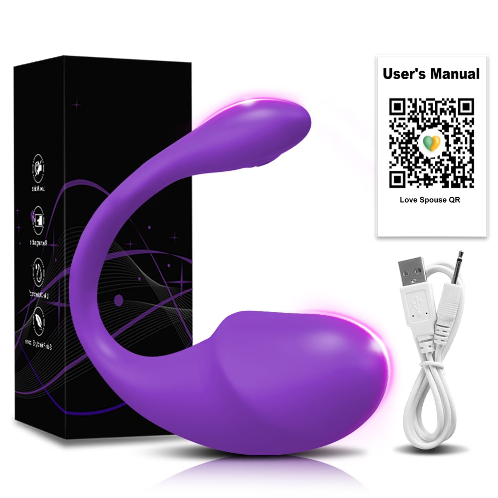 Wireless Bluetooth G Spot Dildo Vibrator for Women APP Remote Control Wear Vibrating Egg Clit Female Panties Sex Toys for Adults