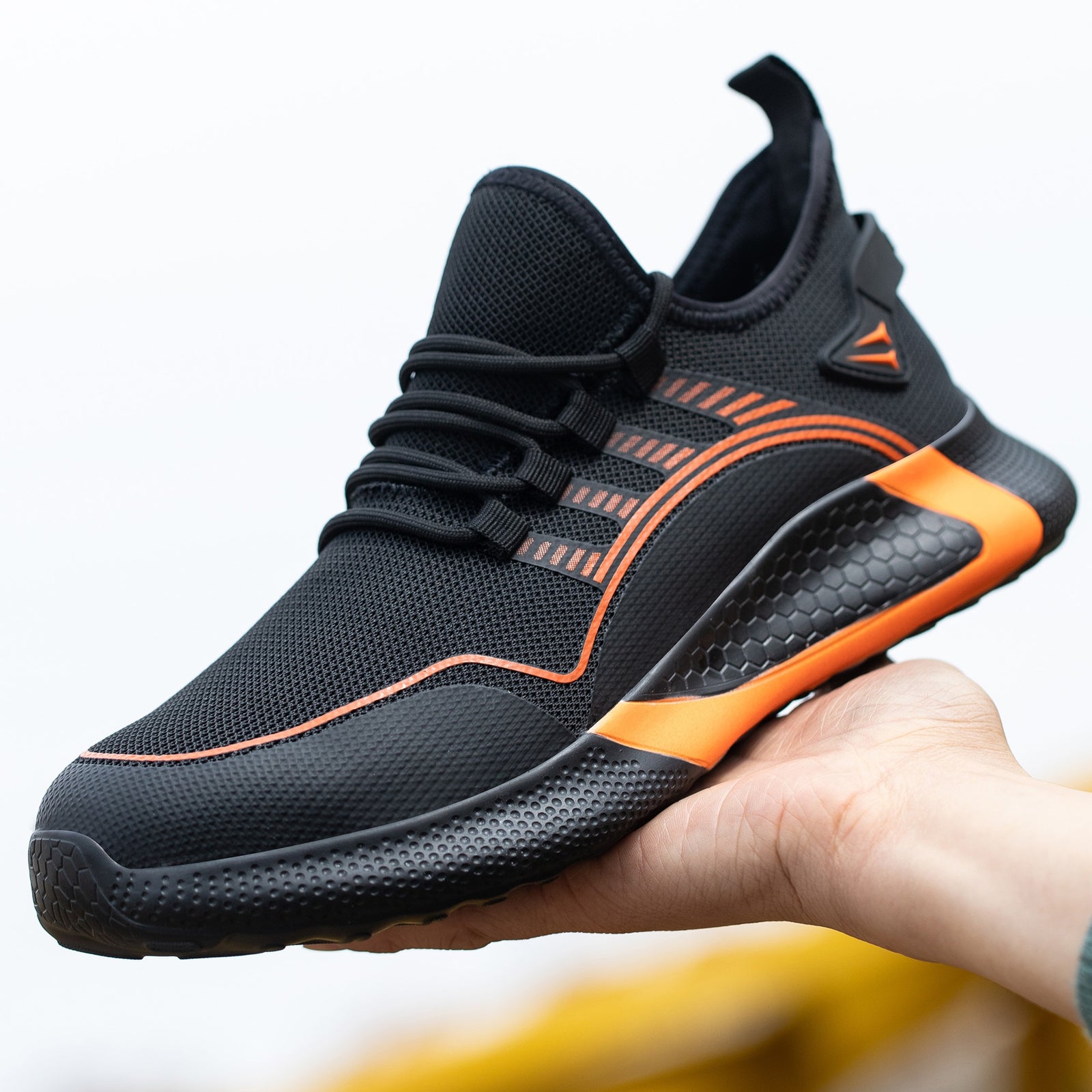 2022 Lightweight Work Safety Shoes For Man Breathable Sports Safety Shoes Work Boots S3 Anti-Smashing Anti-iercing