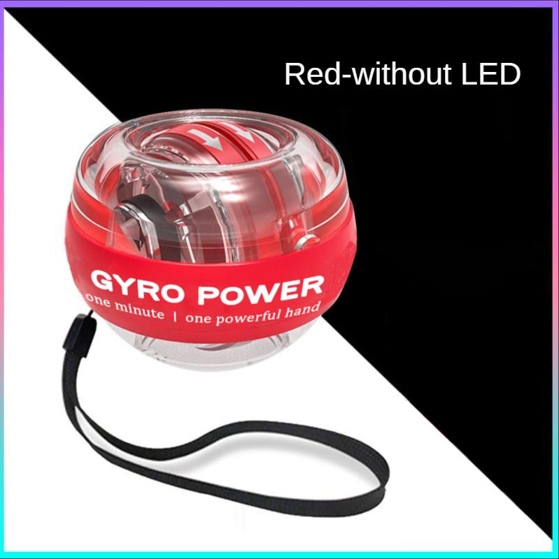 LED Gyroball Wrist Power Hand Ball Self-starting Gyro ball 2000kg Powerball Arm Hand Muscle Force Trainer  Exercise Strengthener