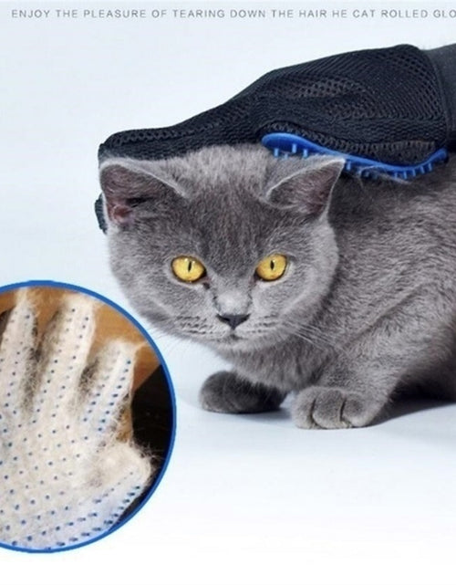 Load image into Gallery viewer, Cat gloves Pet Dog brush Cat Self Grooming shedding Glove Dog Bath Cat cleaning Supplies Pet Glove Dog Accessories
