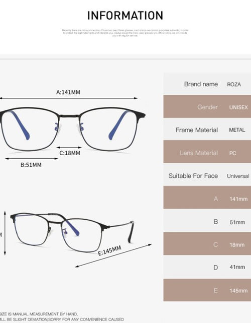 Load image into Gallery viewer, 2021 Office Anti Blue Light Glasses Brand Designer Optical Eyeglasses Ladies Fashion Retro Clear Light Glasses
