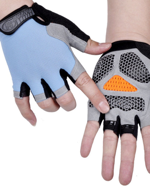 Load image into Gallery viewer, HOT Cycling Anti-slip Anti-sweat Men Women Half Finger Gloves Breathable Anti-shock Sports Gloves Bike Bicycle Glove
