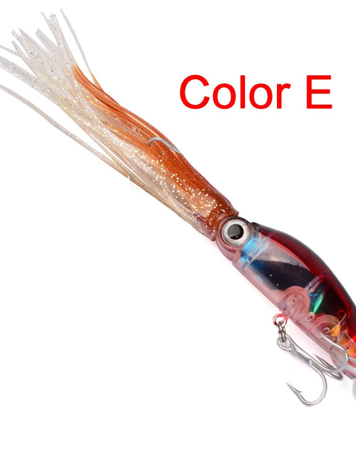 Load image into Gallery viewer, 1pcs Hard Fishing Lure Fish Bait 18g 10cm Squid High Carbon Steel Hook Octopus Crank For Artificial Tuna Sea Allure Tool
