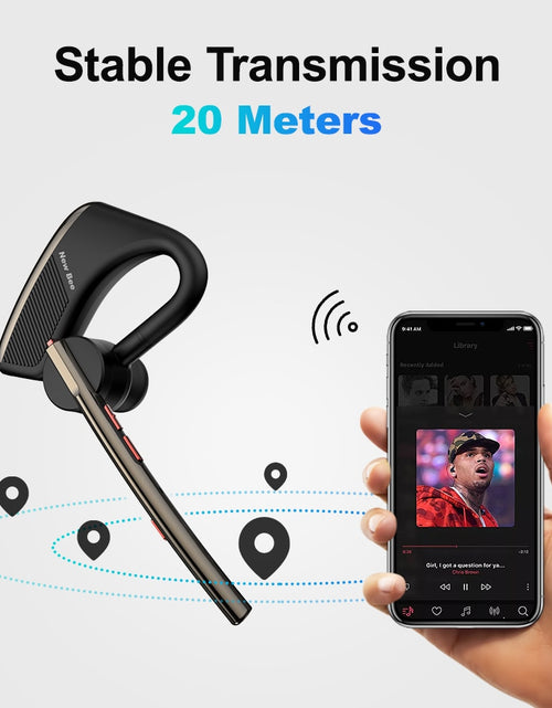 Load image into Gallery viewer, New Bluetooth 5.2 Headset Wireless Earphones Headphone with Dual Mic Hands-free Earpiece CVC8.0 Noise Cancelling Earbuds
