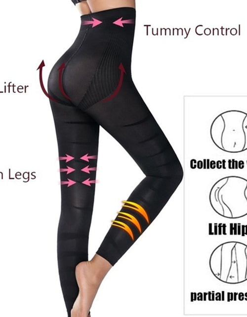 Load image into Gallery viewer, High Waist Leggings Women Sculpting Sleep Leg Legging Tummy Control Skinny Panties Slimming  Leggings Thigh Slimmer Pants
