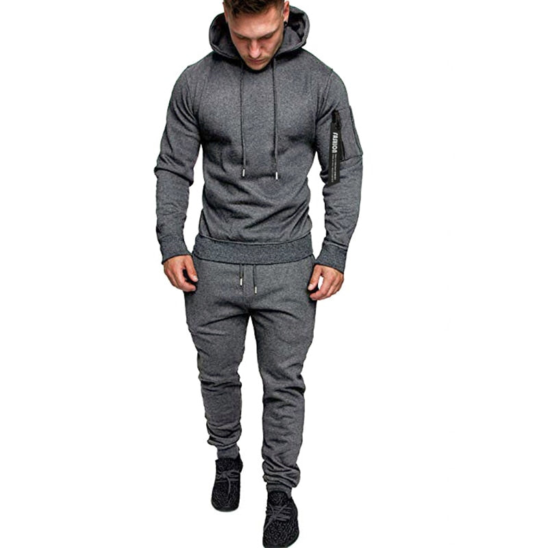 Tracksuit Military Hoodie 2 Pieces Sets Costom Your Logo Camouflage Muscle Man Autumn Winter Tactical Sweat Jacket Pants