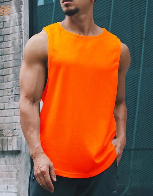 Load image into Gallery viewer, Gym Tank Top Men Mesh Quick Dry Bodybuilding Sleeveless Shirt Fitness Singlets Basketball Sportswear Muscle Vest Summer Clothing
