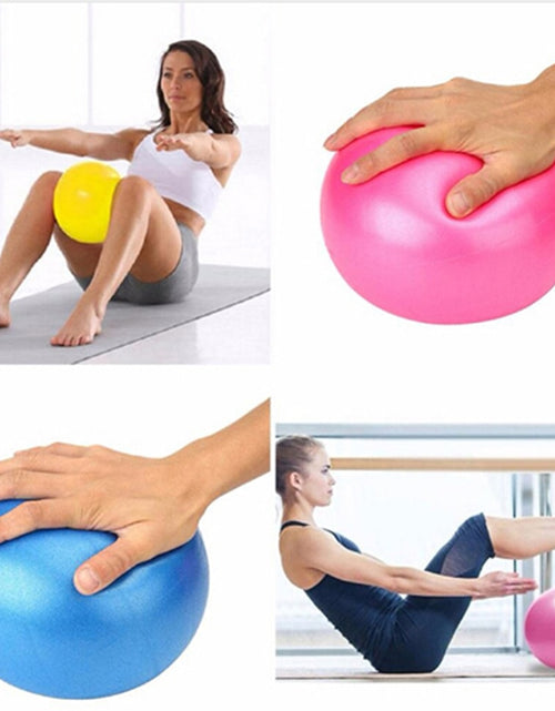 Load image into Gallery viewer, New 25cm Yoga Ball Exercise Gymnastic Fitness Pilates Ball Balance Exercise Gym Fitness Yoga Core Ball Indoor Training Yoga Ball
