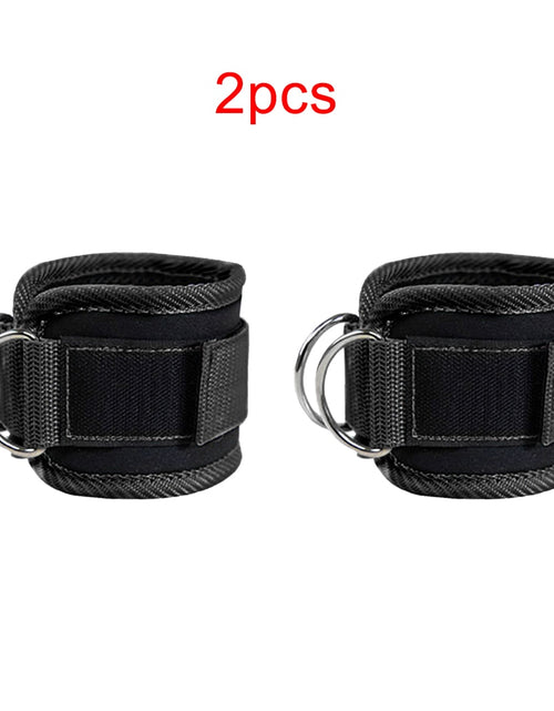 Load image into Gallery viewer, 1Pair Fitness Ankle Straps Leg Exercises Adjustable D-Ring Ankle Cuffs Gym Workouts Glutes Legs Strength Sports Feet Guard
