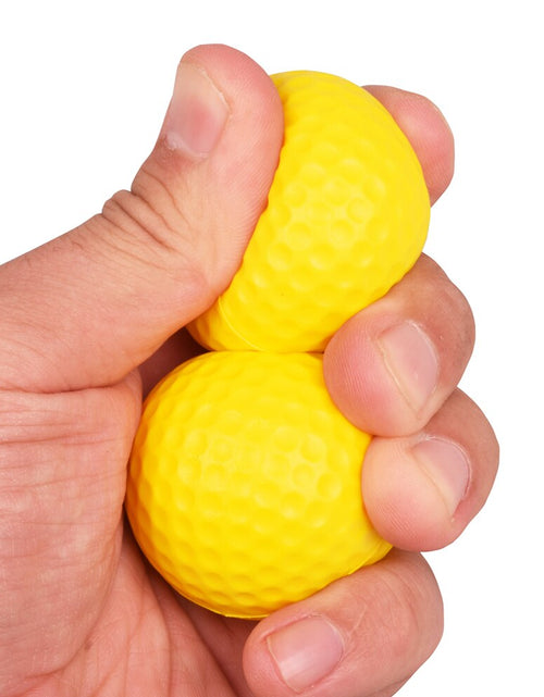 Load image into Gallery viewer, 10pcs/pack Soft Indoor Practice PU Yellow Golf Balls Training Aid H8876 Free Shipping Drop Shipping Wholesale
