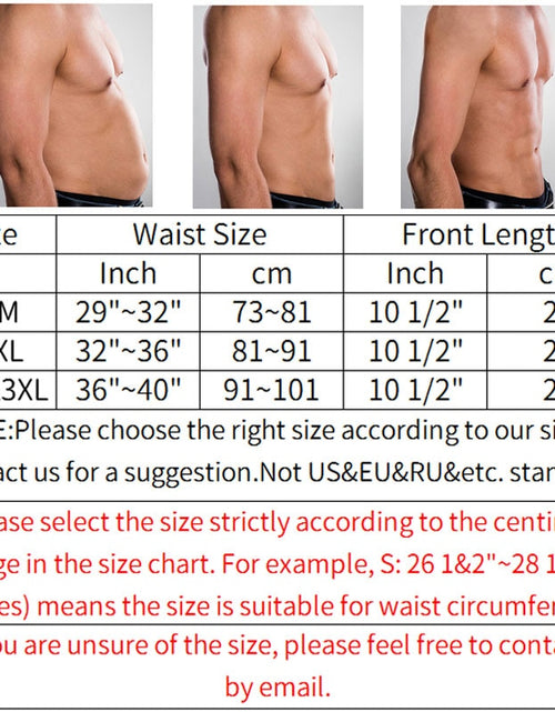 Load image into Gallery viewer, Mens Abdomen Reducer Sauna Body Shaper Fitness Sweat Trimmer Belt Waist Trainer Belly Slimming Shapewear Waist Trainer Corset We
