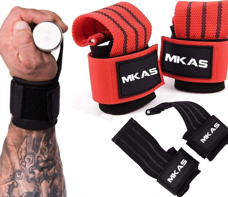 Power Lifting Straps WeightLifting Gym Gloves Deadlift Wrist Straps Hand Palm Assist Gear For Pull Up Bar Barbell Dumbbell Train