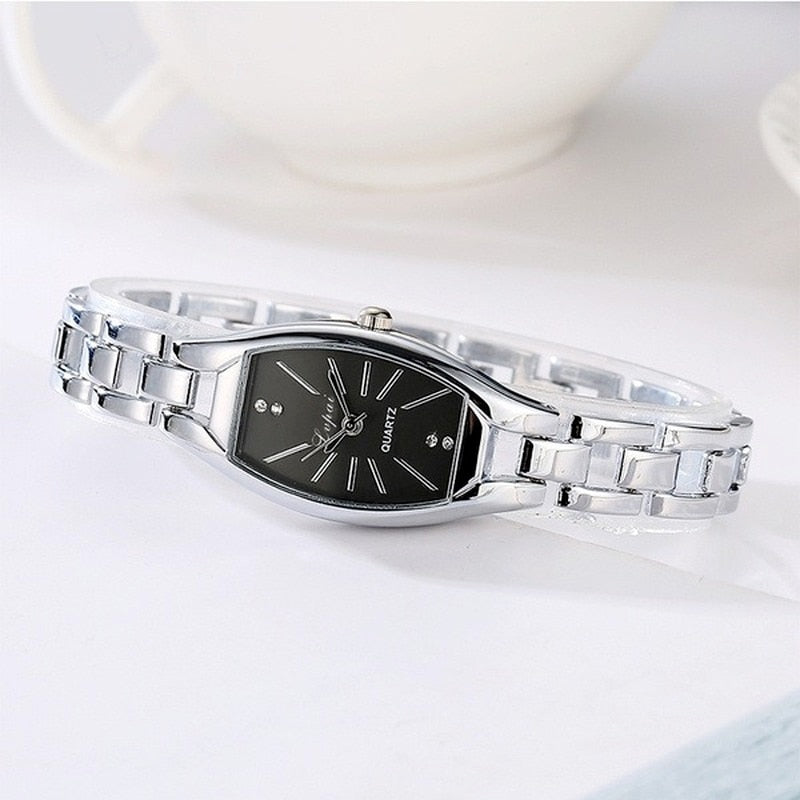 Women Square Quartz Watch Elegant Ladies Electronic Digtal Woman Watch Concise Head Diamond Geometry Women Watches