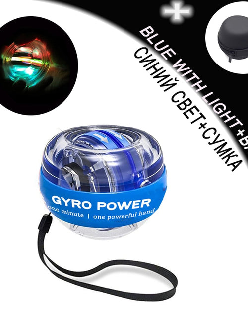 Load image into Gallery viewer, Power Wrist Ball Self Start Gyroscopic Powerball Gyro Ball With Counter Arm Hand Muscle Trainer Fitness Exercise Equipment
