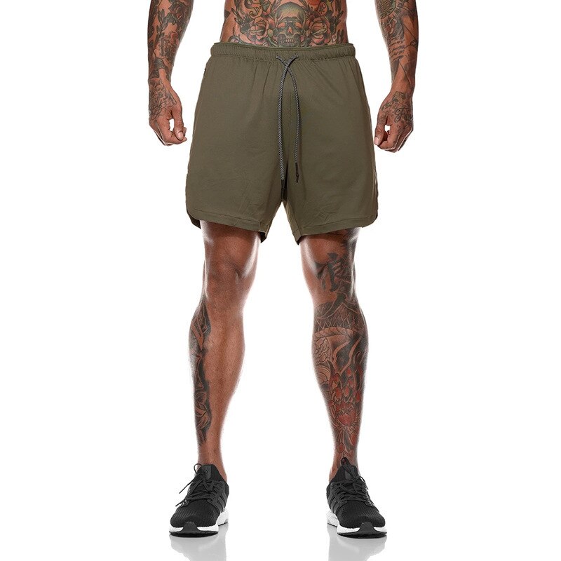 Brand Men&#39;s Shorts Scanties Shorts Men&#39;s Quick-Drying Breathable Five-Point Pants Mesh Single-Layer Beach Pants