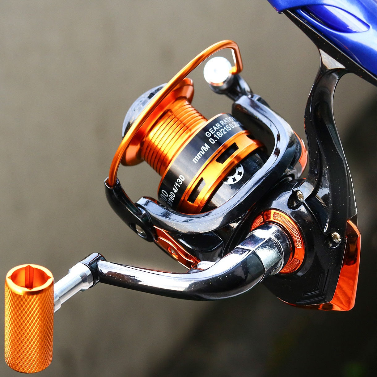 BAKAWA NEW Fishing Metal Spool Reel 1000~7000 Series 13 BB Accessories Metal Spool Spinning Wheel For Saltwater Carp Pesca