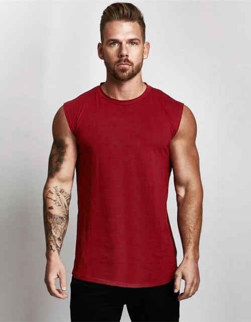 Load image into Gallery viewer, 2020 Gym Workout Sleeveless Shirt Tank Top Men Bodybuilding Clothing Fitness Mens Sportwear Vests Muscle Men Tank Tops
