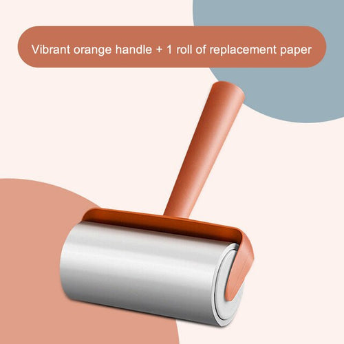 Load image into Gallery viewer, New Tearable Roll Paper Sticky Roller Brush Pet Hair Remover Clothes Carpet Cleaning Brush Plush Razor Household Cleaning Tool
