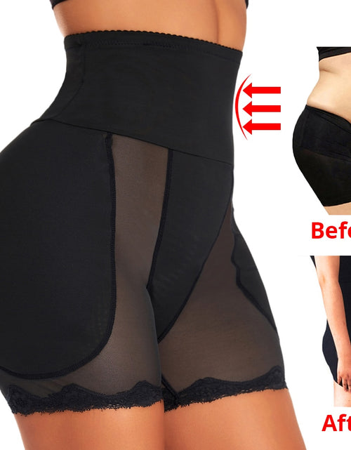 Load image into Gallery viewer, Shapewear Padded Hip Butt Lifter Panties High Waist Trainer for Women Tummy Control Body Shaper Hip Enhancer Thigh Slim
