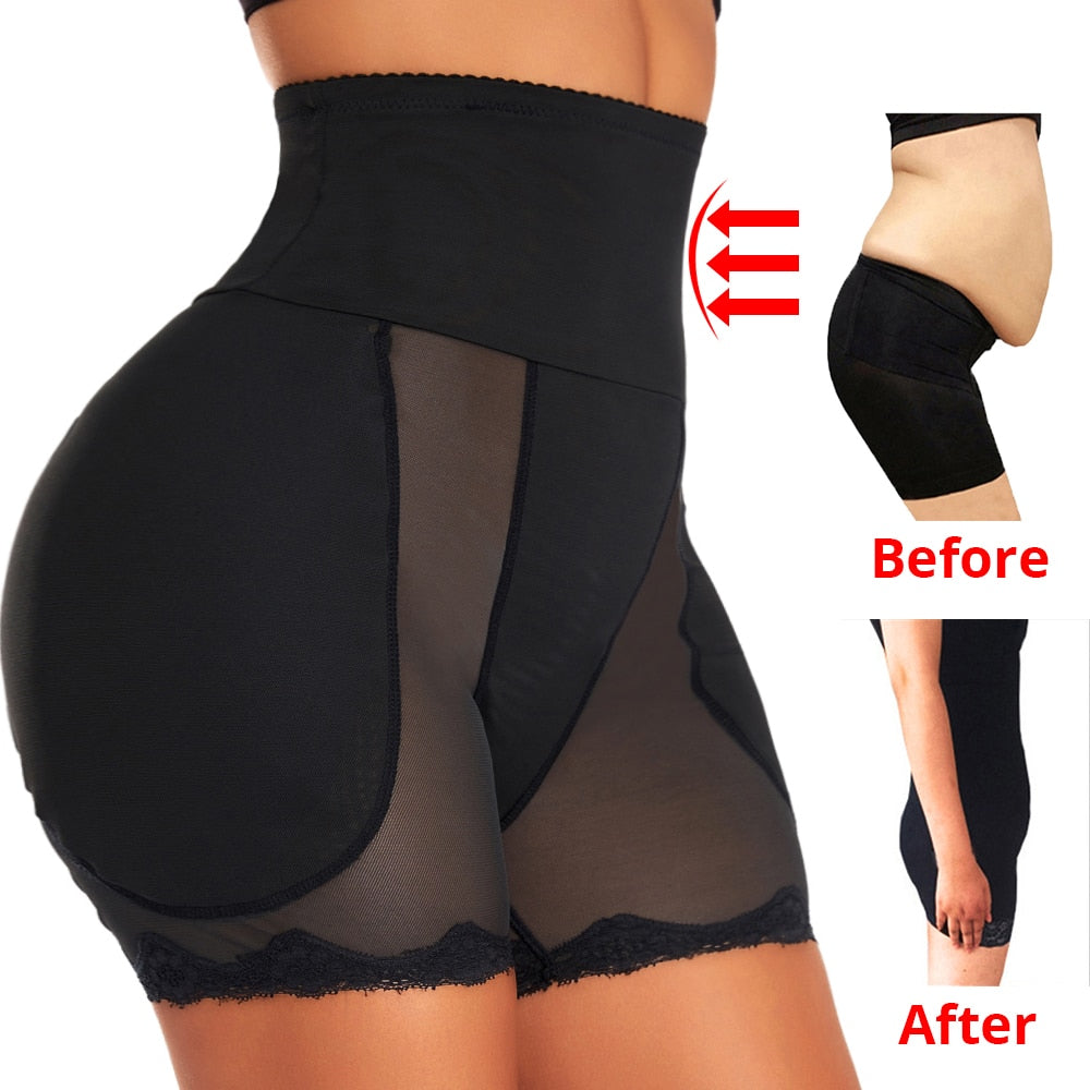 Shapewear Padded Hip Butt Lifter Panties High Waist Trainer for Women Tummy Control Body Shaper Hip Enhancer Thigh Slim