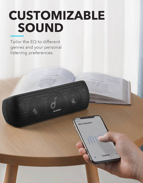 Load image into Gallery viewer, Anker Soundcore Motion+ Bluetooth Speaker with Hi-Res 30W Audio, Extended Bass and Treble, Wireless HiFi Portable Speaker
