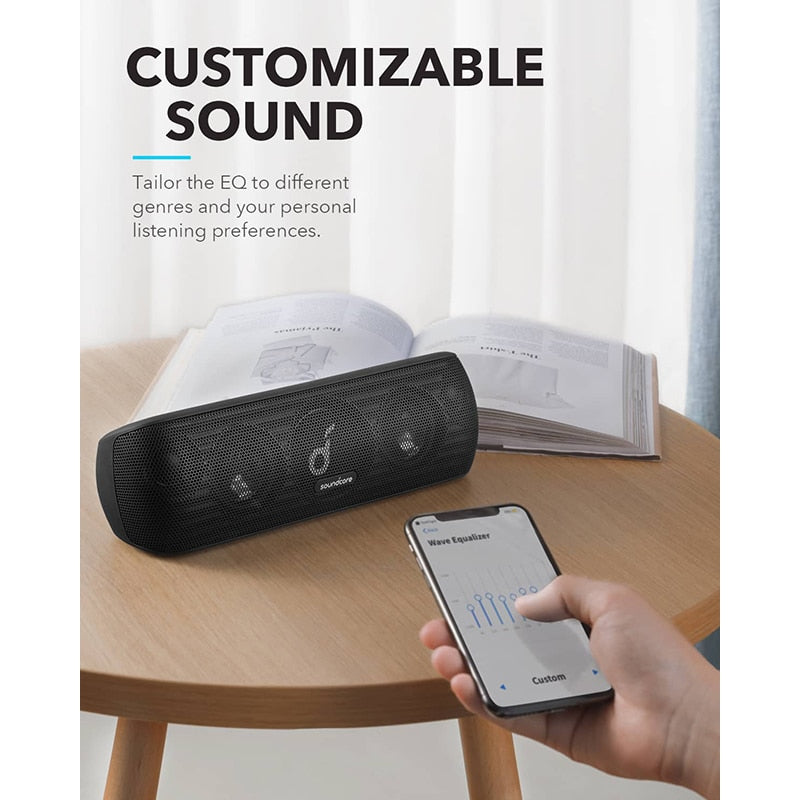 Anker Soundcore Motion+ Bluetooth Speaker with Hi-Res 30W Audio, Extended Bass and Treble, Wireless HiFi Portable Speaker