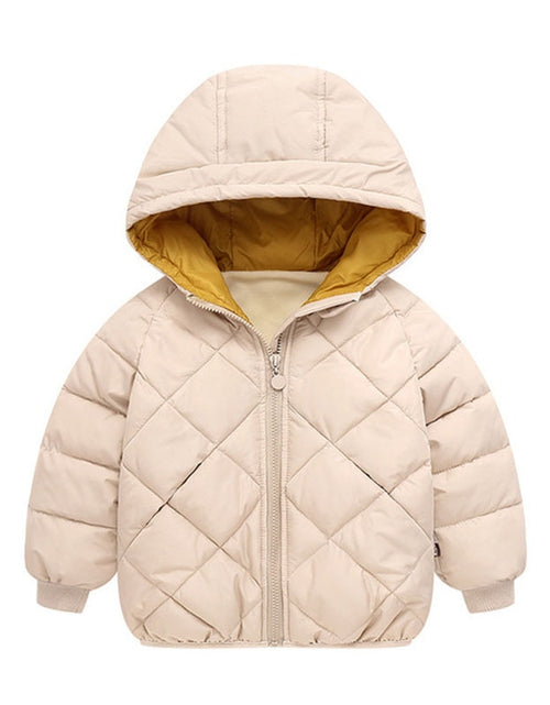 Load image into Gallery viewer, Autumn Winter New Children Down  Jacket Boys Girls Fashion Thick Warm Jacket Baby Hooded Warm Outwear Kids Cotton Coat 2-7 Year
