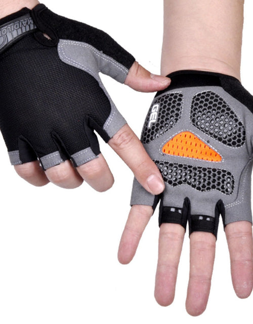 Load image into Gallery viewer, HOT Cycling Anti-slip Anti-sweat Men Women Half Finger Gloves Breathable Anti-shock Sports Gloves Bike Bicycle Glove
