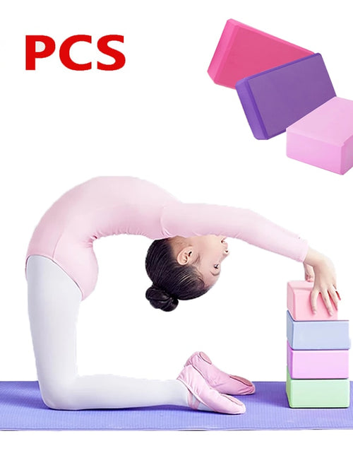 Load image into Gallery viewer, Yoga Building Blocks Cubes Pilates Bricks Reinforcement Mats Sports Yoga Supplies Exercise Home Exercise Equipment Fitness Eva
