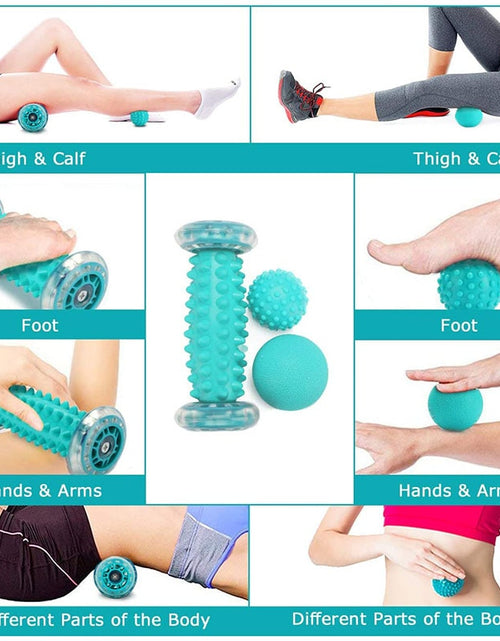 Load image into Gallery viewer, Foot Massager Massage Roller Balls Kit Yoga Sport Fitness Ball For Hand Leg Back Pain Therapy Deep Tissue Trigger Point Recovery
