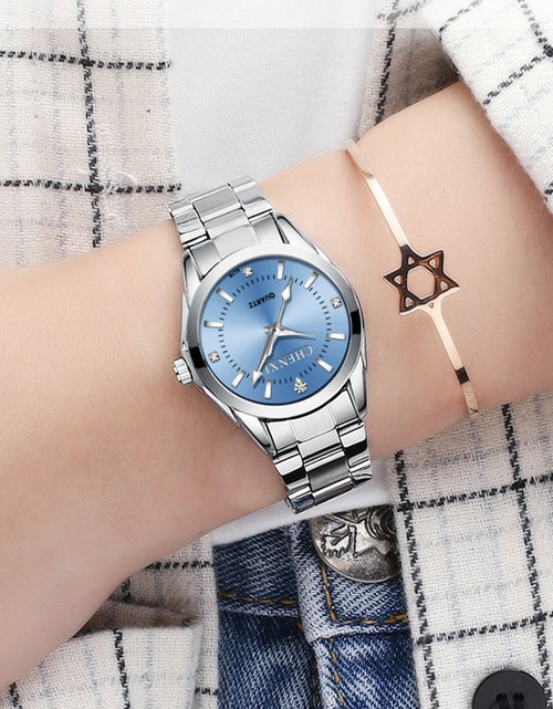 Load image into Gallery viewer, 6 Colors CHENXI Brand Watch Luxury Women&#39;s Casual Watches Waterproof Watch Women Fashion Dress Rhinestone WristWatch CX021B
