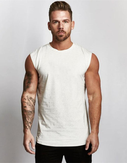 Load image into Gallery viewer, 2020 Gym Workout Sleeveless Shirt Tank Top Men Bodybuilding Clothing Fitness Mens Sportwear Vests Muscle Men Tank Tops
