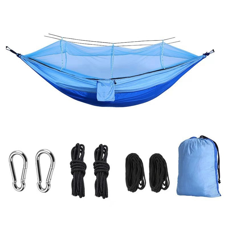 Portable Outdoor Camping Hammock 1-2 Person Go Swing With Mosquito Net Hanging Bed Ultralight Tourist Sleeping hammock